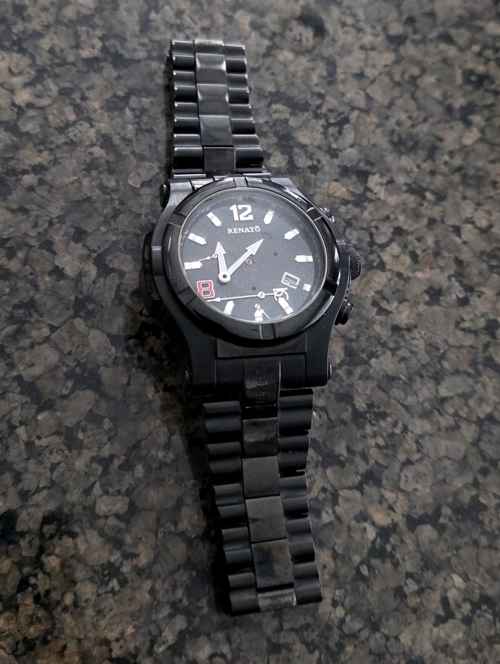 Renato T-Rex Limited Edition 2 of 75 watch Black Carbon Fiber Dial *For PARTS